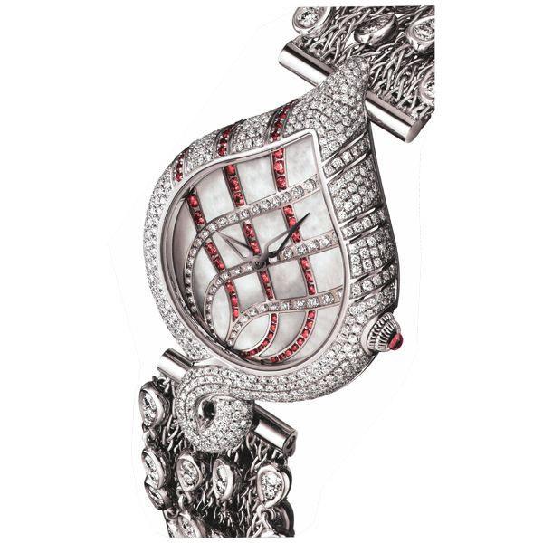 Wholesale Awesome Ladies 18K White Gold Automatic Watches 0081-5554-96AD