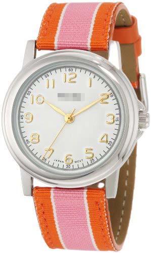 Customised Leather Watch Straps 0231SX-PINK.ORANGE