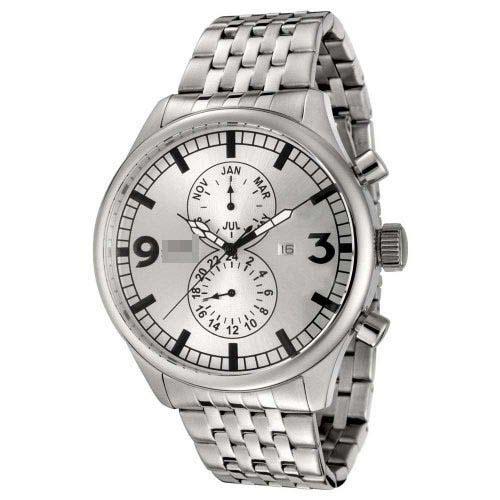 Custom Silver Watch Face