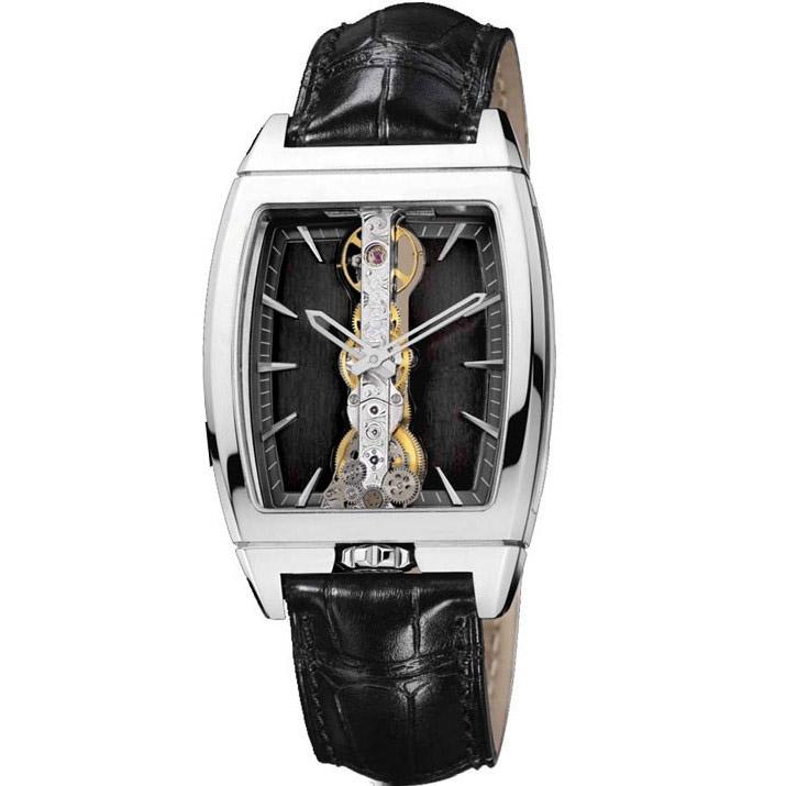 Wholesale Quality Elegance Customize Men's 18k White Gold Manual Wind Watches 113-150-59-0001/FN0