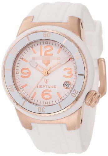 Custom Silicone Watch Bands 11840P-RG-02-WHT