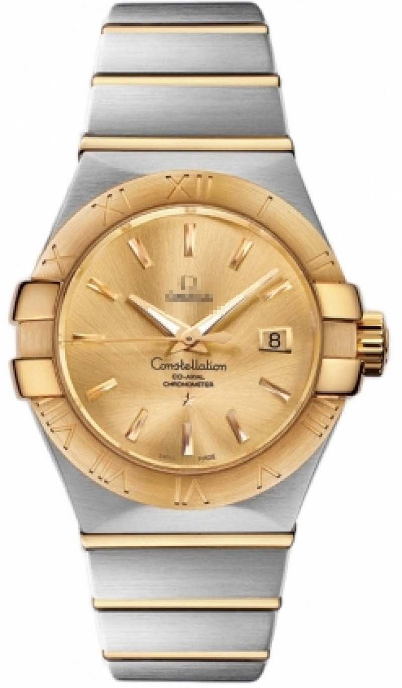 Custom Gold Watch Dial 123.20.31.20.08.001