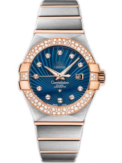 Customized Blue Watch Dial 123.25.31.20.53.001