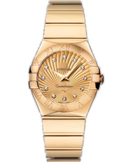 Custom Gold Watch Dial 123.50.27.60.58.002