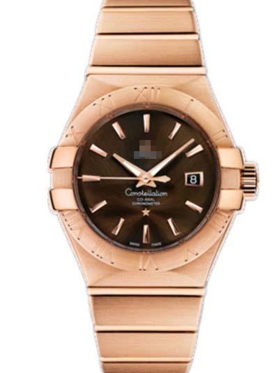 Custom Brown Watch Dial 123.50.31.20.13.001