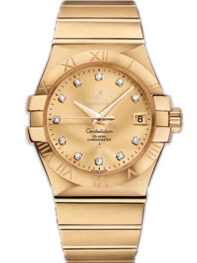 Customization Gold Watch Belt 123.50.35.20.58.001