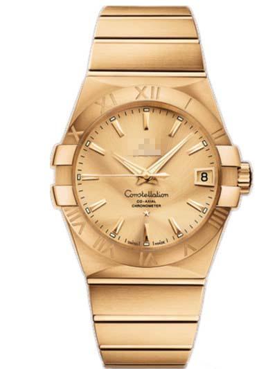 Customized Gold Watch Dial 123.50.38.21.08.001