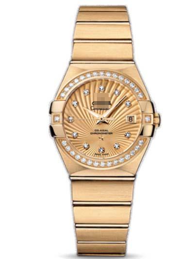 Custom Gold Watch Dial 123.55.27.20.58.001