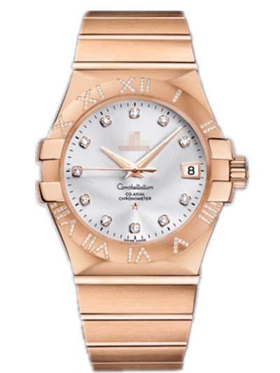 Customised Silver Watch Dial 123.55.35.20.52.003