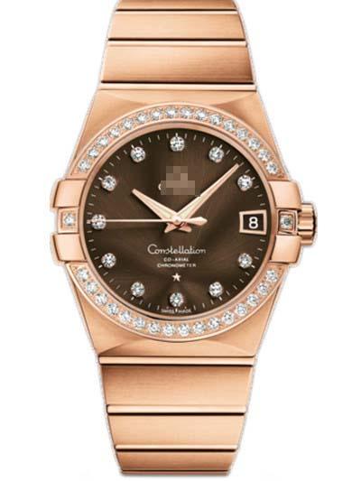 Custom Brown Watch Dial 123.55.38.21.63.001