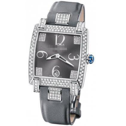 Custom Made International Luxury Ladies 18k White Gold Automatic Watches 130-91ac/609