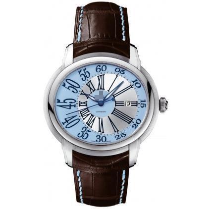 Wholesale Nice Elegance Men's 18k White Gold Automatic Watches 15320BC.OO.D093CR.01