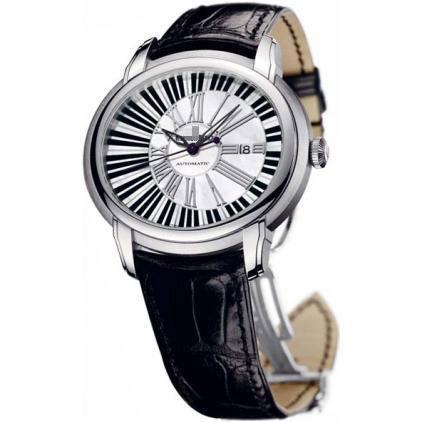 Wholesale Beautiful Elegance Men's 18k White Gold Automatic Watches 15325BC.OO.D102CR.01
