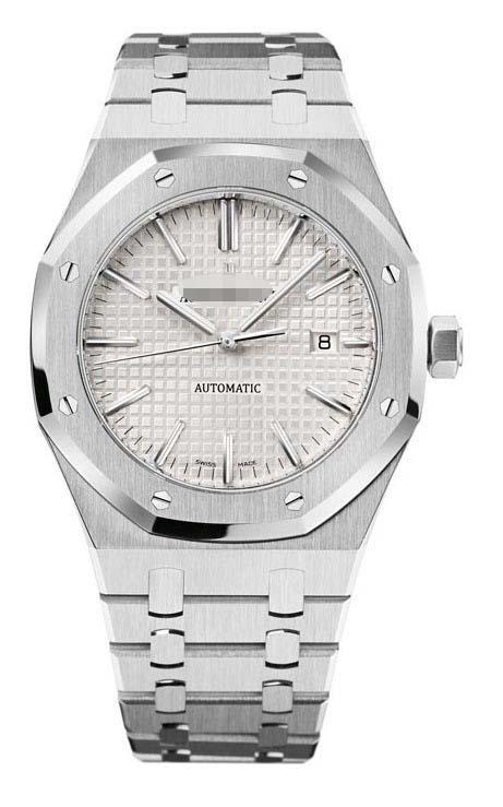 Custom Silver Watch Dial 15400ST.OO.1220ST.02