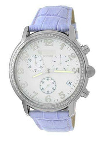 Customize Leather Watch Straps 1822DIA_WHT_PRPLEBND