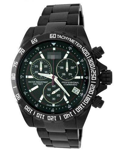 Wholesale Stainless Steel Watch Bracelets 1881GUN_BLK