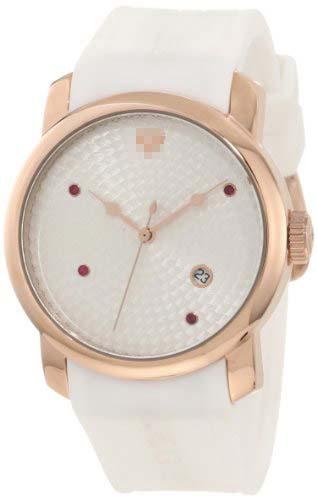 Custom Silicone Watch Bands 20028-RG-02S-WHT