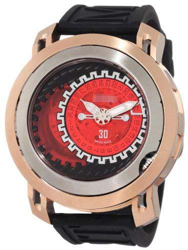Custom Watch Dial 202/2-RED-SS-RG