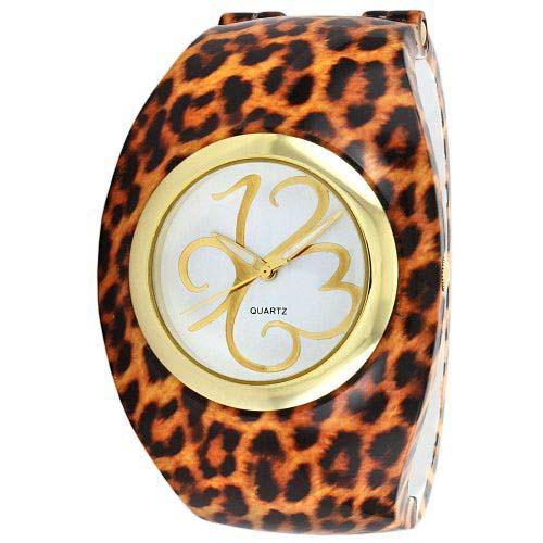 Wholesale Plastic Watch Bands 2209_LEOPARD