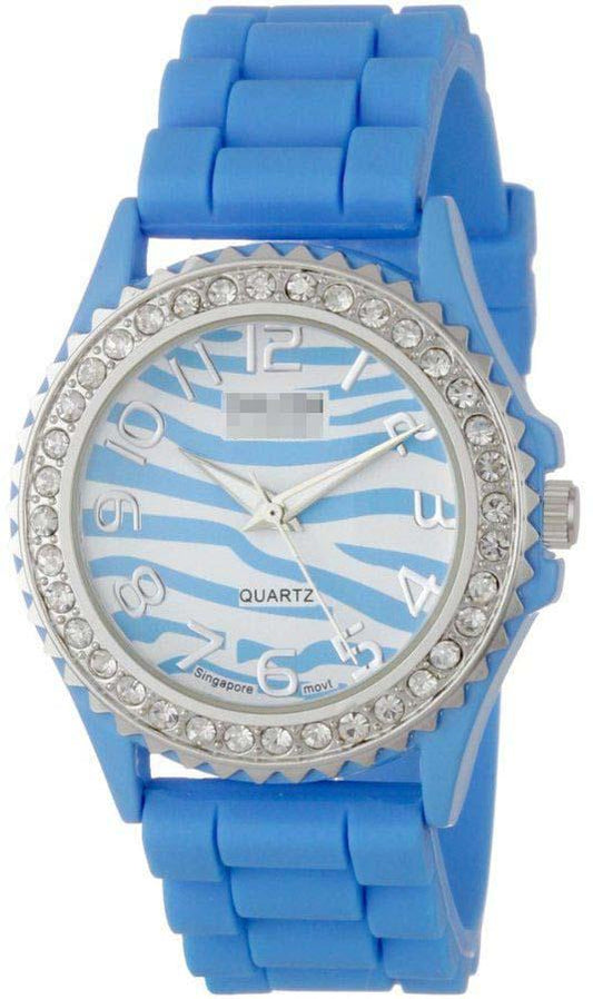 Wholesale Silicone Watch Bands 2219_ZEBRABLUE