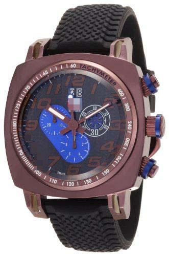 Customized Silicone Watch Bands 221-BRN-BLUE