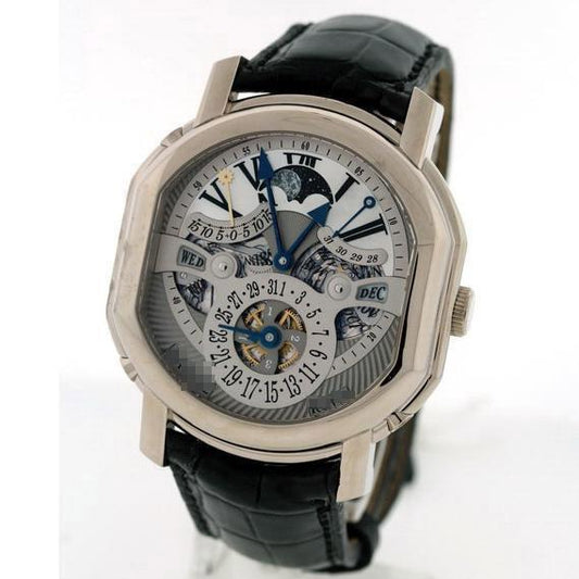 Wholesale Shop Swiss Customize Men's 18k White Gold Automatic Watches 121.Y.60-17521