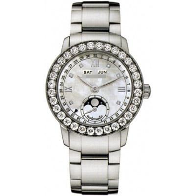 Wholesale Latest Trendy Ladies 18K White Gold Automatic Watches 2360-1991A-75