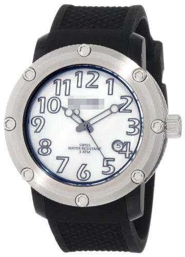 Custom Rubber Watch Bands 242-BLACK-SS