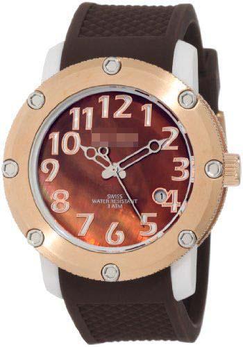 Custom Rubber Watch Bands 242-BROWN-RG