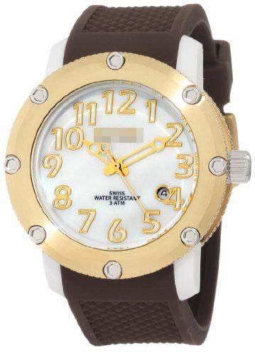 Custom Rubber Watch Bands 242-WHITE-YG