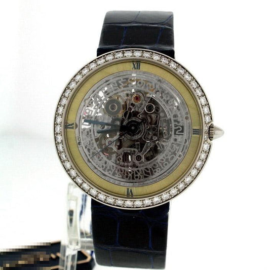 Customized Men's 18k White Gold Watches 