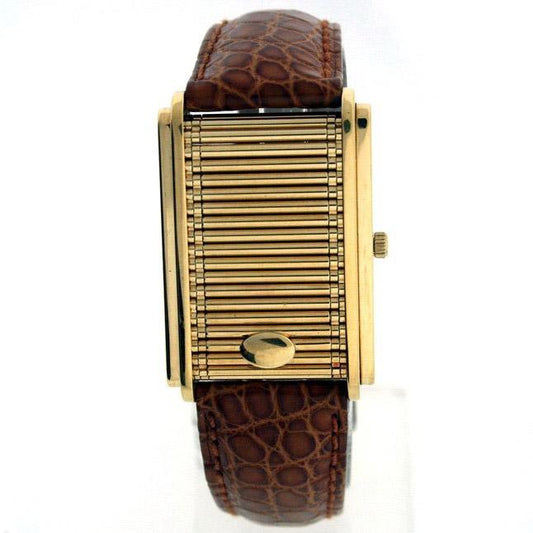 Wholesale Trendy Customize Men's 18k Yellow Gold Quartz Watches MG5045 YG