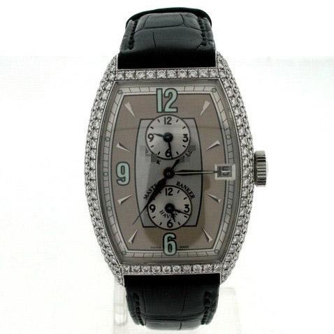 Wholesale Quality Budget Luxury Men's 18k White Gold Automatic Watches 5850MB.HV.D