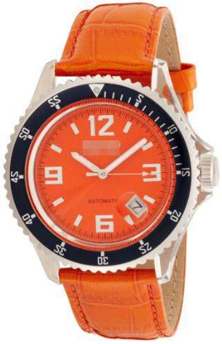 Custom Leather Watch Straps 312-ORANGE