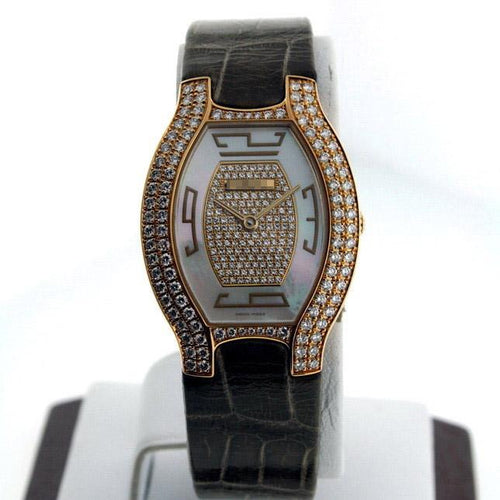 Wholesale Ladies 28mm x 38mm 18k Yellow Gold Watches 