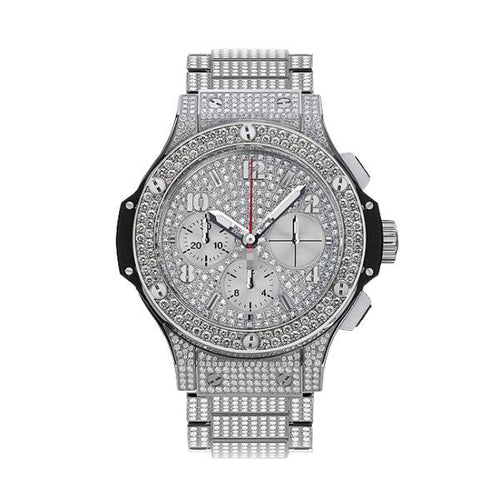 Find Amazing Customized Men's Stainless Steel with Diamonds Automatic Watches 341.SX.9010.SX.3704