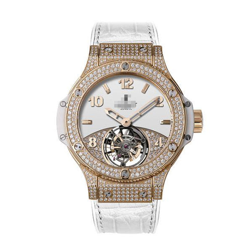 Find Elegant Customized Ladies 18k Rose Gold with Diamonds Automatic Watches 345.PE.2010.LR.1704