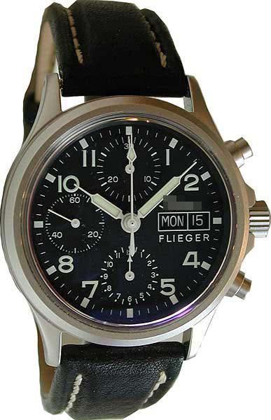 Custom Leather Watch Bands 356.042.SA.FLIERGER.S