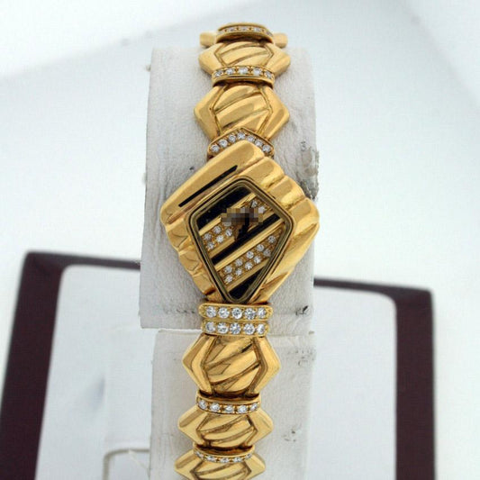 Wholesale Ladies 19mm x 24mm 18k Yellow Gold Watches 