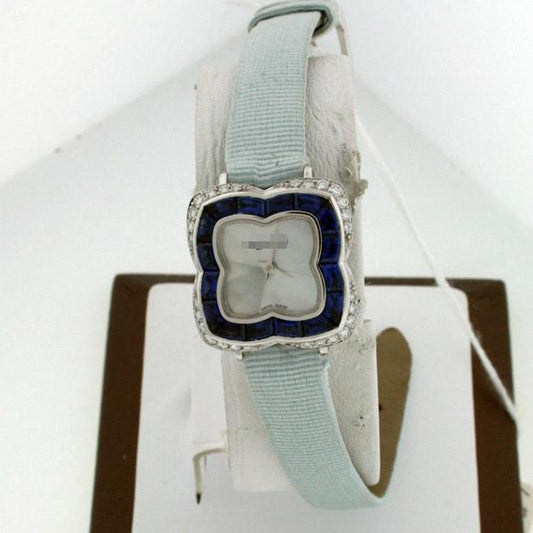 Wholesale Ladies 22mm 18k White Gold with Diamonds Watches 