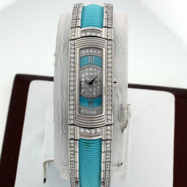 Wholesale Ladies 13mm x 26mm 18k White Gold Watches 