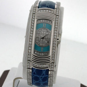Wholesale Ladies 17mm x 32mm 18k White Gold Watches 