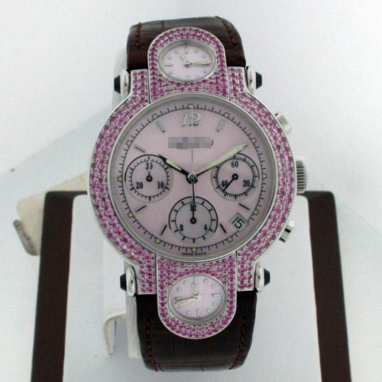 Custom Wholesale Automatic 18k White Gold Watches GTC095 WG