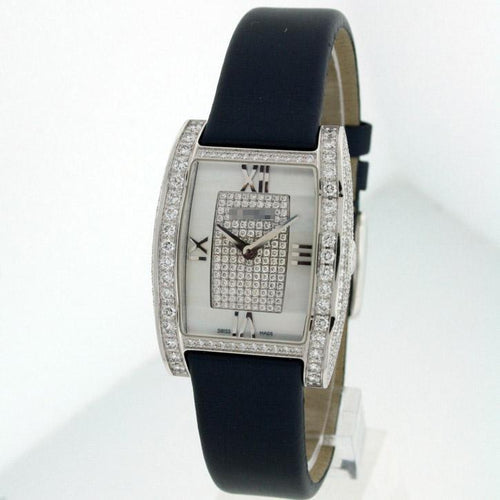 Wholesale Ladies 28mm x 36mm 18k White Gold with Diamonds Watches 
