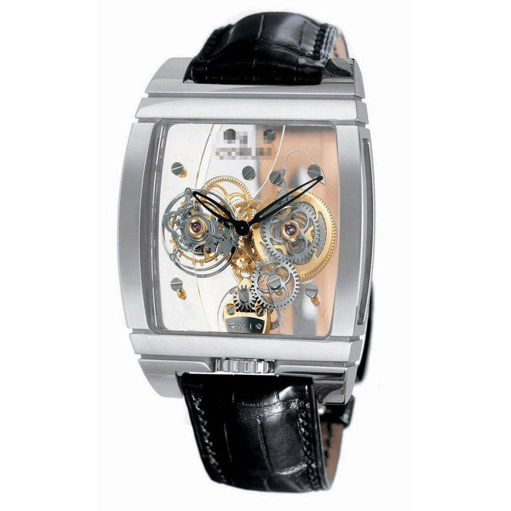 Wholesale Select Awesome Customize Men's 18k White Gold Manual Wind Watches 382.850.59-0F01-0000
