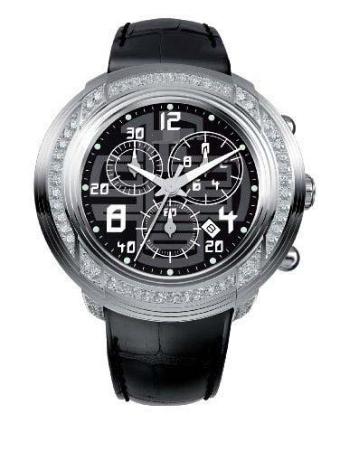 Custom Black Watch Dial 4130.BS.L1.12.F1