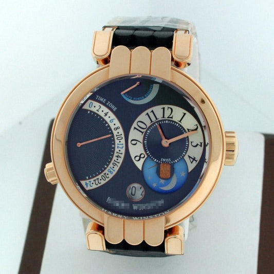 Best Fashion Customized Men's 18k Rose Gold Manual Wind Watches 200.MMTZ39R