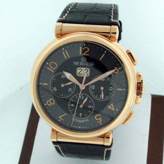 Customize Top Luxury Men's 18k Rose Gold Automatic Watches ZETC 400