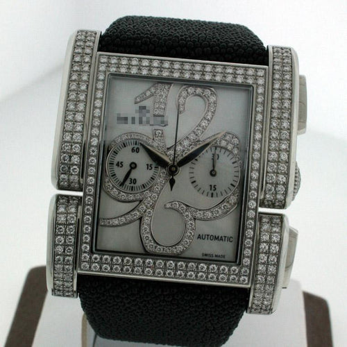 Custom International Luxury Ladies Stainless Steel with Diamonds Automatic Watches AP1C-SD01