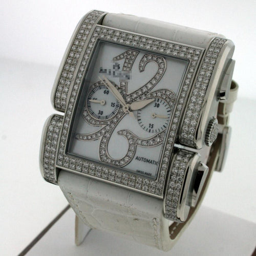 Custom Fashion Luxury Ladies Stainless Steel with Diamonds Automatic Watches AP1C-SD01